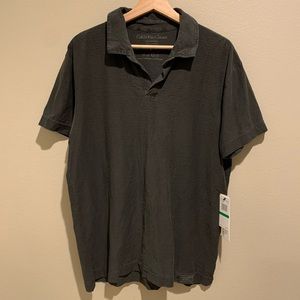 Calvin Klein Jeans textured polo.